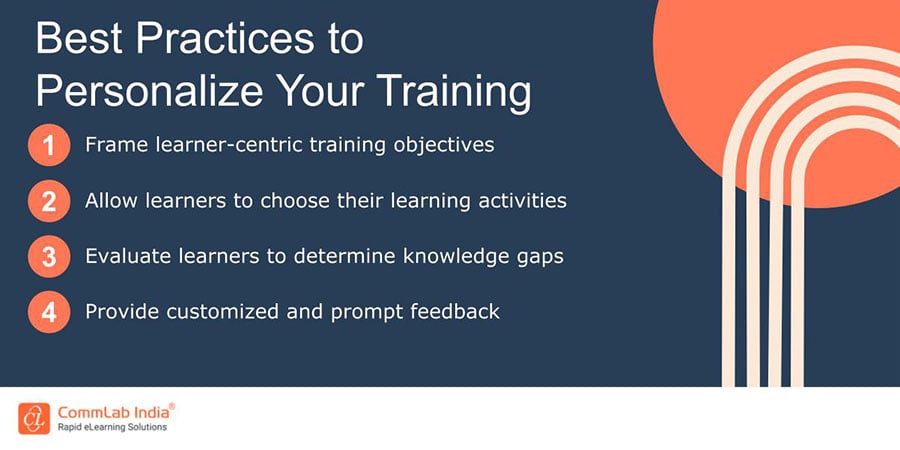 Best Practices to Personalize your Training